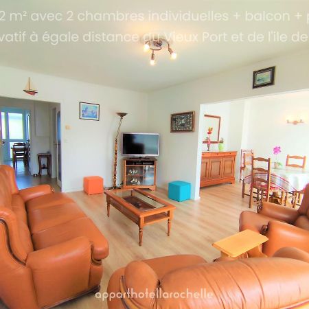 Appartement T3 Lumineux Et Tout Confort De 72 M2 Avec Parking Privatif La Rochelle  Bagian luar foto